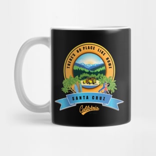 Surf City Santa Cruz Logo There is no Place Like Home Mug